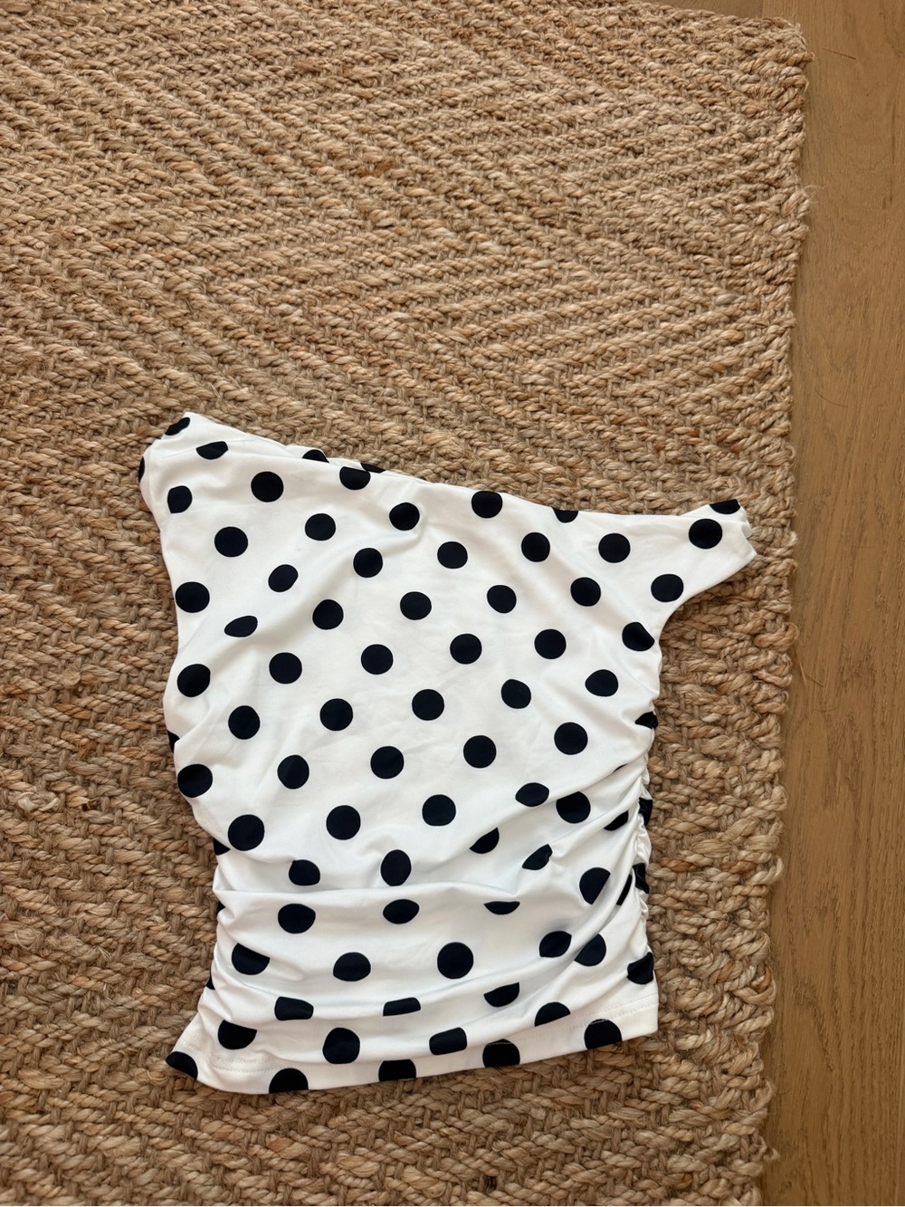 Polka dot off the shoulder top NEVER WORN